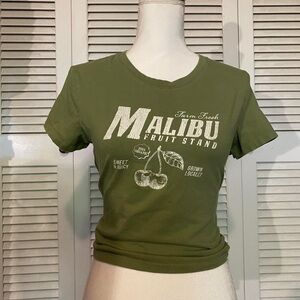 Olive Graphic Tee